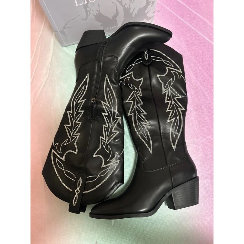 Lisyiiz Women's Cowboy Boots